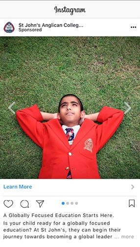 St. Johns Instagram Ad